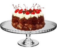 New Pasbasche Patisserie Footed Round Server Quality Glassware Cake Stand 32cm
