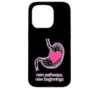 New Pathways New Beginnings Heart Stomach Design Case for iPhone 15 Pro