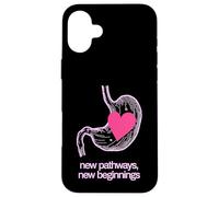 New Pathways New Beginnings Heart Stomach Design Case for iPhone 16 Plus