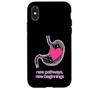 New Pathways New Beginnings Heart Stomach Design Case for iPhone X/XS