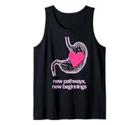 New Pathways New Beginnings Heart Stomach Design Tank Top