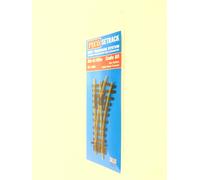 New PECO H0e Setrack H0e 22,5° Railroad Track Right Code 80 (Boxed) ST-405