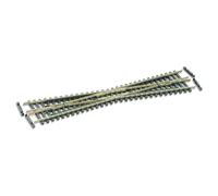 Peco SL-E394F Long Crossing (10 Degree) Electrofrog Code 55 rail N Gauge