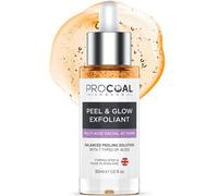 NEW Peel & Glow Exfoliant 30ml by Procoal - Chemical Peels for Face, Skin Peeling Solution with AHA, BHA, PHA, Face Exfoliator, Vegan, Made in UK (Peeling Solution)