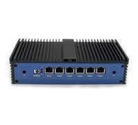 New Pentium 4405U/4415U Firewall Micro Appliance, Mini PC, Nano PC, Router PC with 6 RJ45, AES-NI,HDMI USB3.0 COM,Compatible for Pfsense Openwrt OPNsense