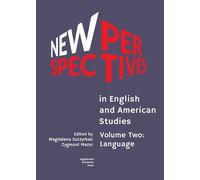 New Perspectives in English and American Studies - Volume Two: Language