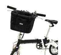 New Pet Carrier Bicycle Basket Bag Pet Carrier, Foldable Dog Cat Carrier Bag with Reflective Strips for Bicycle Handlebar Front Storage