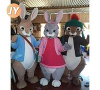 New Peter Easter Rabbit Mascot Costume Halloween Christmas Dress Full Body Adult Performance Props Birthday Party Animal Cosplay 170-185CM 1