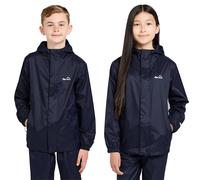 Peter Storm Kids' Unisex Packable Waterproof Jacket, Blue 7-8Y