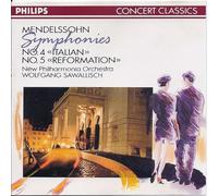 New Philharmonia Orchestra - Mendelssohn : Symphonies n° 4 'Italienne' & n° 5 'Réformation'