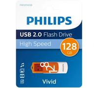 PHILIPS 128 GB USB 2.0 Vivid Pen Flash Drive Memory Stick - High Speed