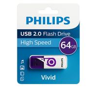 New Philips 64GB Vivid High Speed USB Flash Drive Memory Stick Pen Drive