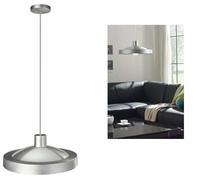 New PHILIPS MASSIVE 40.5cm Hanging Ceiling Light White Glass Shade 1.5m Drop