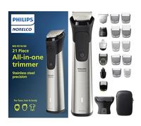 New Philips Norelco Multigroom Series 9000-21 Piece Men's Grooming Kit for Beard, Body, face, Nose, Ear Hair Trimmer w/Premium Storage case, MG9510/60