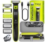 NEW PHILIPS OneBlade Shaver QP2724/10 + Case Slim Edition + 2 Body Attachments