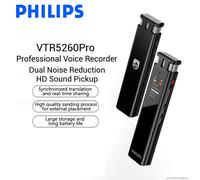 New Philips VTR5260Pro Bluetooth AI Recording Pen 16GB Writeable Voice to Text HD Noise Reduction Forensics Carry on Conference VTR5260 16GB