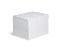 New Pig MAT403 PIG Oil Mat, 83.6 L Absorbency, 51 cm Length x 38 cm Width, 100 Pad/Bag, White (Pack of 100)
