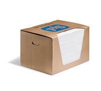 New Pig MAT440 PIG Oil Mat, 83.6 L Absorbency, 51 cm Length x 38 cm Width, 100 Pad/Dispenser, White (Pack of 100)