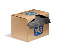 New Pig PIG Absorbent Mat Roll - Universal - Absorbs Oils, Coolants, Solvents & Water, 1 Roll, 46 m Length, 37.1 L Capacity, Keeps Floors Clean & Safe in Industrial Workspaces