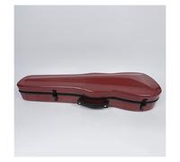 New Pink Fashion Composite Carbon Fiber Violin Case Lightweight Shoulder Violin Bag Case Violin Case Full Size (Color : RD_4/4)