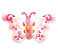 NEW PINK INFLATABLE BUTTERFLY TOY ON WRIST BAND BRACELET HB by Henbrandt