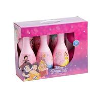 New Pink Kids Bowling Set - 6 Plastic Pins with Fun Character Designs & Ball, Indoor & Outdoor Play, Suitable for Ages 3+, Encourages Active Fun, Perfect as a Gift for Boys & Girls - G76