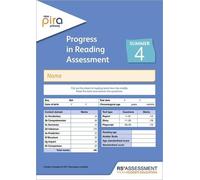New PiRA Test 4, Summer PK10 (Progress in Reading Assessment)