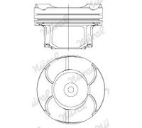 New Piston for BMW:1,3,5,X1,X3 11257640166