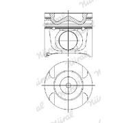 New Piston for MERCEDES-BENZ:W204,S204,W212,A207,C207 A6420308417 A6420308617