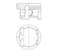 New Piston for OPEL VAUXHALL:ADAM,CORSA D,CORSA E,CORSA Mk III