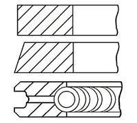 New Piston Ring Kit for ALFA ROMEO CHRYSLER FIAT JEEP LANCIA OPEL SUZUKI:SX4