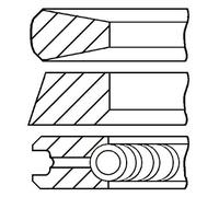 Goetze Piston Ring Kit 08-135300-00 - Fits Peugeot Ford Citroen Mazda Suzuki
