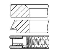 New Piston Ring Kit for DACIA NISSAN RENAULT RENAULT (DFAC) SMART:LODGY,DUSTER
