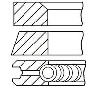 Piston ring set 08-440800-00 GOETZE ENGINE for FORD MAZDA