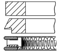 GOETZE ENGINE 08-424300-00 Piston Ring Kit