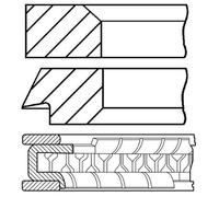 GOETZE ENGINE 08-424800-10 Piston Ring Kit