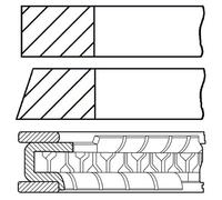 GOETZE ENGINE 08-443000-00 Piston Ring Kit