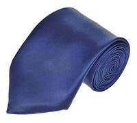 NEW PLAIN COLOURED MENS TIES. 21 COLOURS AVAILABLE. HANDMADE. WEDDING, FASHION (ROYAL BLUE, MENS TIE)