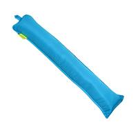 New Plain Fabric Draught Excluder Draft Insulator Cushion Decorative Door or Window Stopper Polycotton Energy Saver Snake Hallway Multipurpose (Teal)