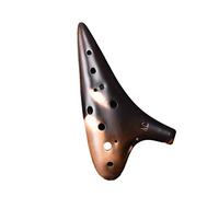 New Plain Fired 12-hole Ocarina Musical Instrument Alto C Key Beginner Student Ceramic Ocarina ocarina instrument