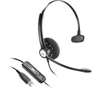 New Plantronics (Poly) Entera HW111N-USB Monaural USB Headset - P/N 201595-13