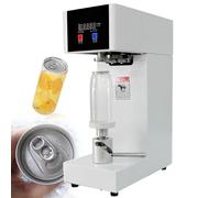 New Plastic Cup Seamer Beverage Can Sealing, Semi Automatic Can Sealer, with Counter, for 5.5 cm Caliber, Max Height 22 cm Can, for Cafe/Bar/Beverage Shop/Restaurant/Hawker White