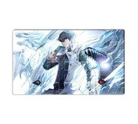 New Playmat Kaiba Seto Blue-Eyes White Dragon CCG TCG Trading Card Game Mat + Free Bag (ZD014-217-A)