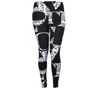 New Plus Size Womens Elasticated Waist Love Print Leggings Ladies Black White Stretch Fit Pants Size 12 14