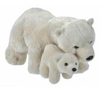 NEW PLUSH WILD REPUBLIC MOTHER & BABY POLAR BEAR & CUB CUDDLY SOFT TOY TEDDY