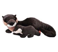 NEW PLUSH WILD REPUBLIC MOTHER RIVER OTTER & BABY CUDDLY SOFT TOY TEDDY