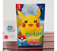 New Pokemon Let's Go Pikachu with pokeball Nintendo Switch item Game Japan