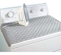 New Portable Ironing Mat Blanket Ironing Board Replacement Iron Anywhere Cover Travel Mat Soft Quilted Sponge Folding Roll Up Magnetic Table Top Surface Sheet with Titanium Cover to Reflect Heat