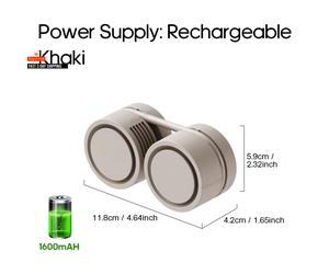 New Portable Neck Fan, Foldable Mini USB Fan, Rechargeable 1600Mah Cooling Wind