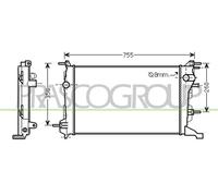 NRF 53963A Engine radiator